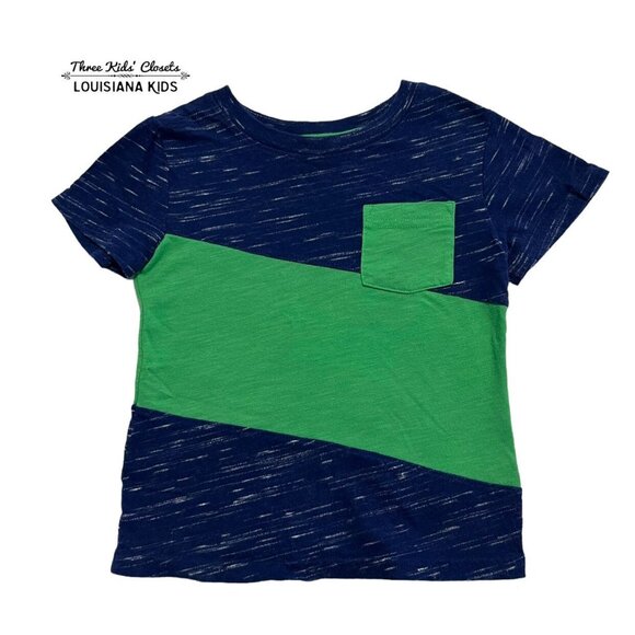 Cat & Jack Other - Cat & Jack 2T Blue & Green Pocket Tee Shirt